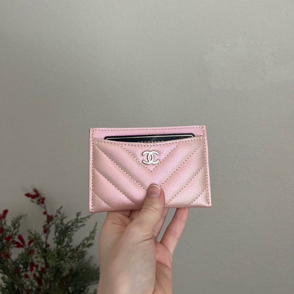 Chanel Iridescent Card Holder